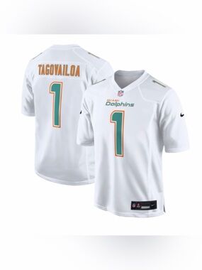 Tua Tagovailoa Miami Dolphins Nike Fashion Game Jersey - White